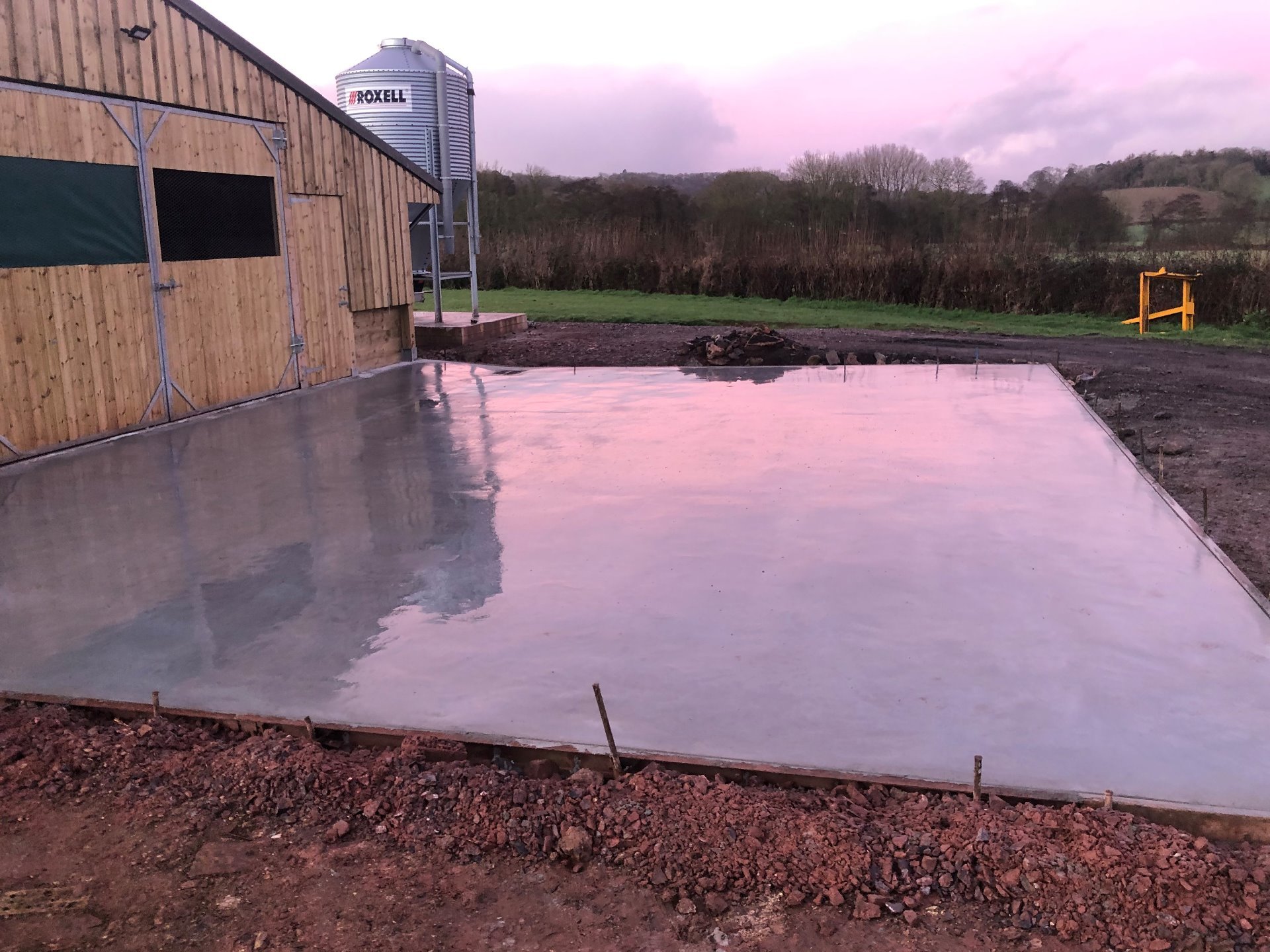 Agricultural concreting.